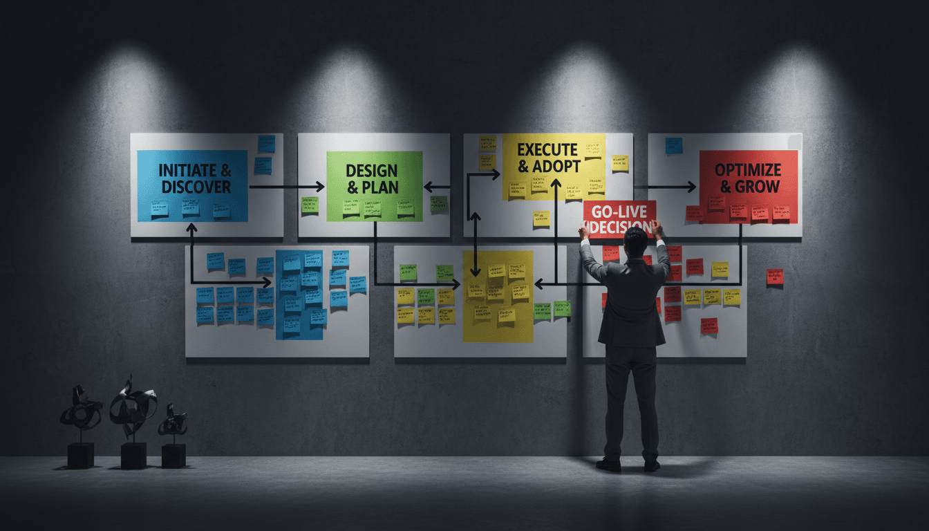 Organizational transformation framework planning session