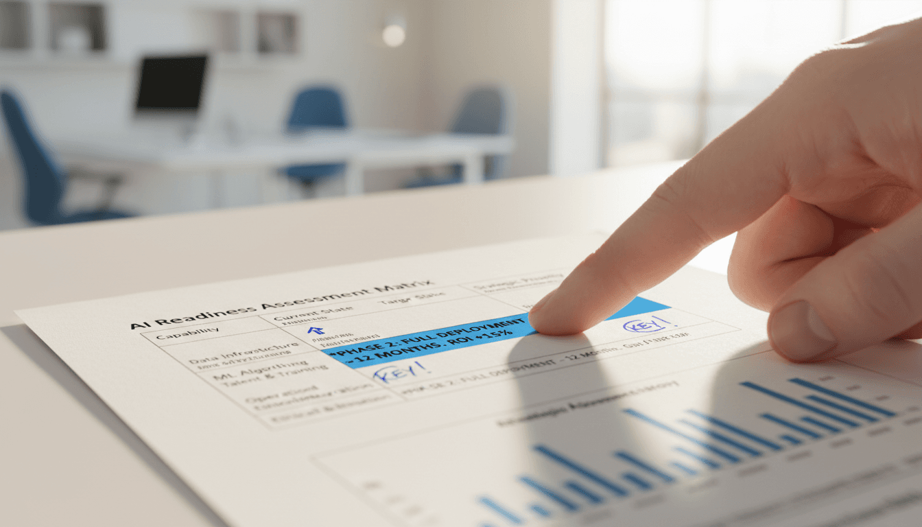 AI readiness assessment roadmap