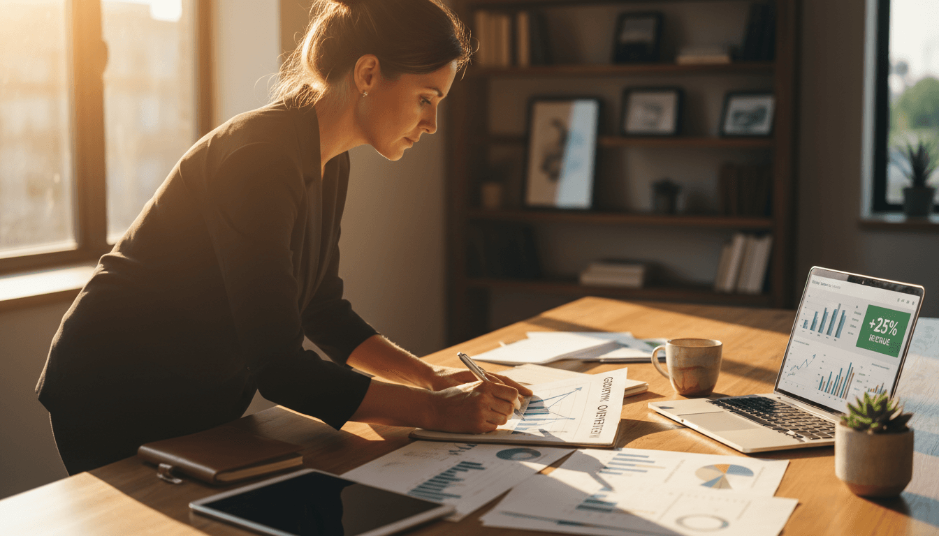 Business growth strategy and financial performance review